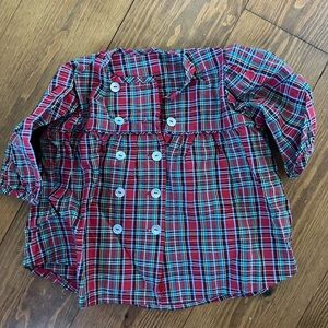 Hannah Kate plaid tartan top